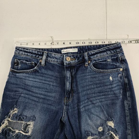 KanCan™ Mom Nonstretch High Rise Ripped Jean size 29 womens 6949s - Picture 3 of 10